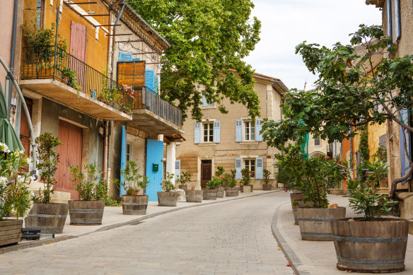 Street scene in Saint-Remy-de-Provence – a great base for exploring the French countryside.