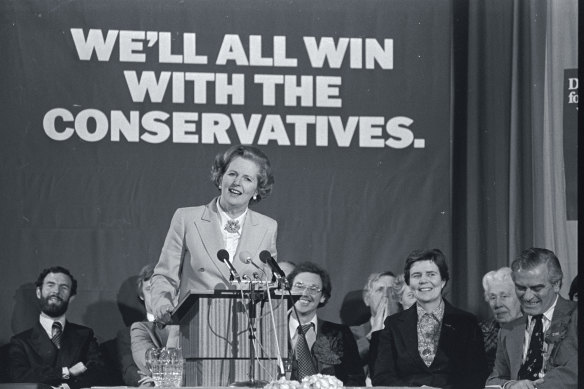 Thatcher as a candidate for the top job in 1979.