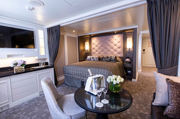 Inside a Concierge Suite.