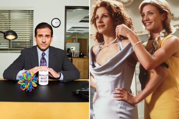 Nights of curated streaming, featuring The Office and My Best Friend’s Wedding? Sign us up.