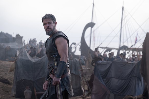 Matt Damon as the easily distracted Odysseus in The Odyssey. 