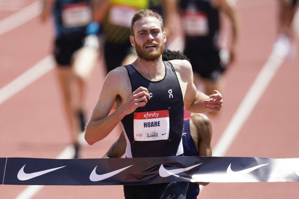 Olli Hoare has been running in the US.
