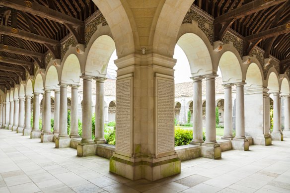 The War Cloister at Winchester College.