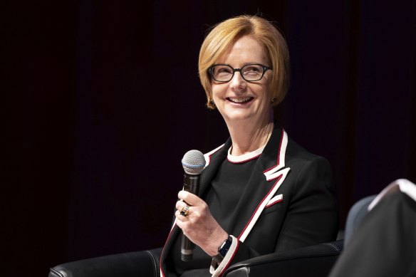 Former prime minister Julia Gillard at an event in June 2022.