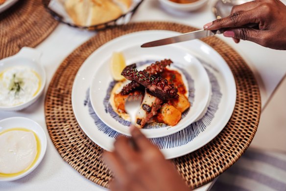 Greek style at Paxos on MSC World America.