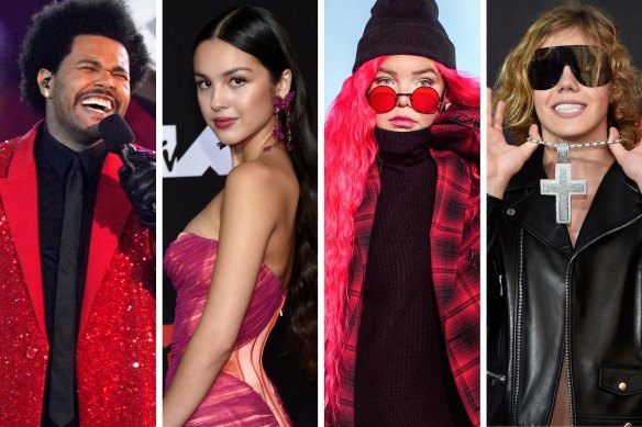 Songs by The Weeknd, Olivia Rodrigo, Tones and I and The Kid Laroi were among the most listened to in Australia in 2021. 