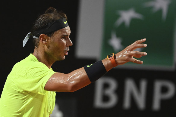 Rafael Nadal is out of the tournament.