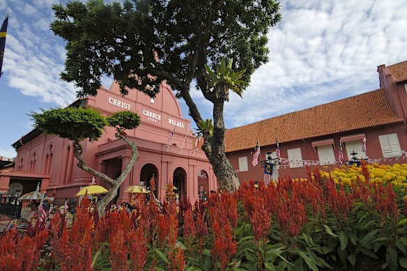 Christ Church in Melaka.