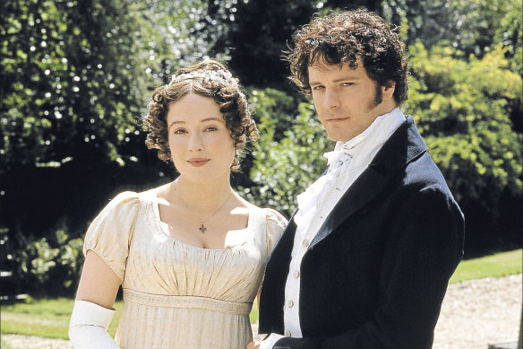 Jennifer Ehle and Colin Firth in the BBC adaptation of Jane Austen’s Pride and Prejudice. ‘Elizabeth and Darcy famously have to see they’re wrong about themselves and each other before they can fall in love.’