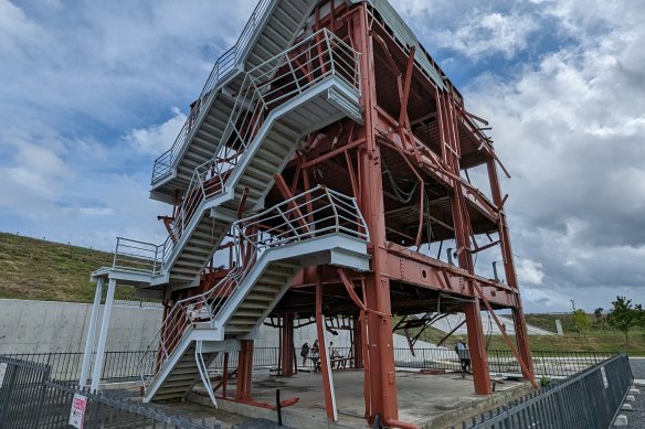 The mangled remains of the former Disaster Measures government building at the Minamisanriku Town Earthquake Recovery Memorial Park, Japan.