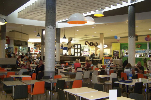 Everything tastes better when you’re eating in a food court like this.