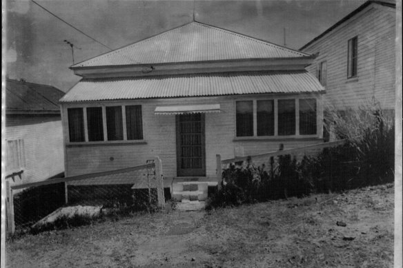 Where it all started ... Bill Hayden’s tin-roofed house in Mabel Street, Highgate Hill, from his working-class upbringing in Brisbane.