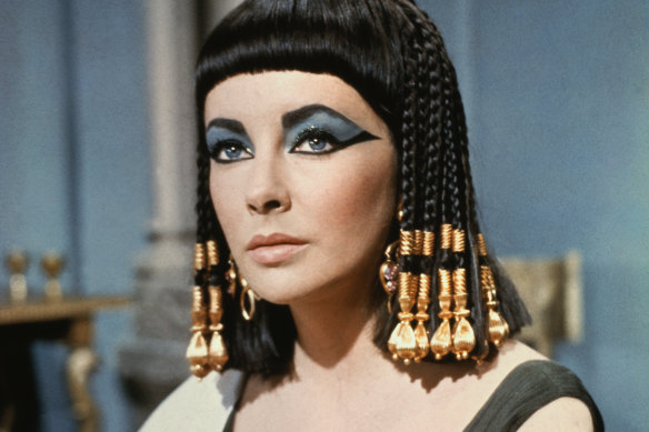 Elizabeth Taylor in Cleopatra.