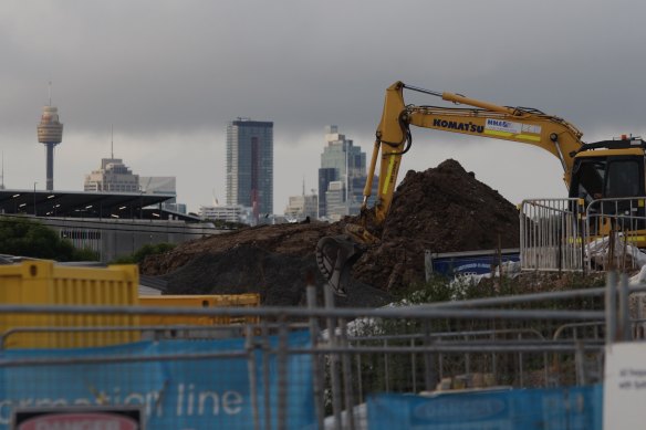 Sydney’s entire construction industry has been paused for two weeks due to the delta outbreak, including the multi-billion dollar WestConnex project.