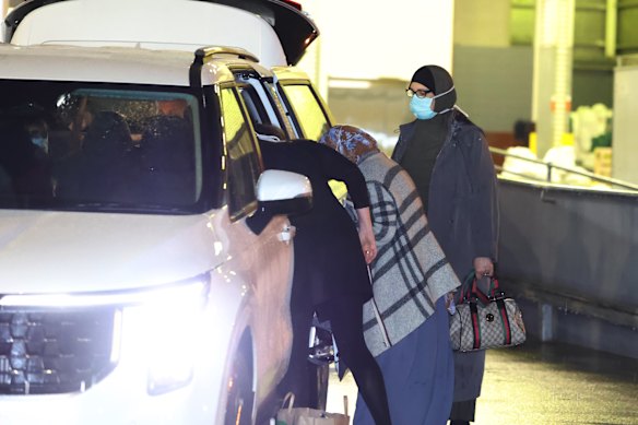 The “ISIS brides” return to Sydney Airport from Syria last night.