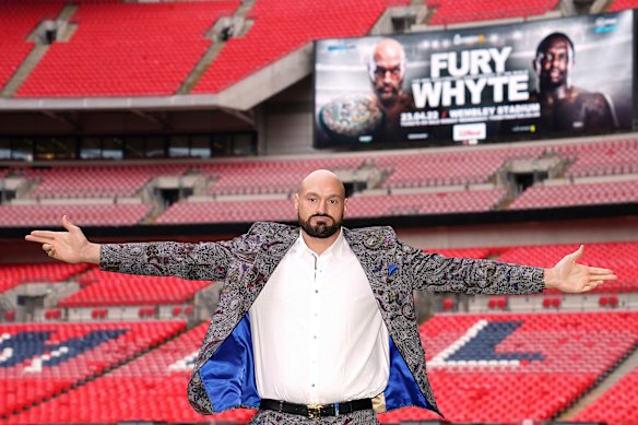 A crowd of 94,000 is expected at Wembley Stadium this weekend to see Whyte and Tyson Fury lock horns.