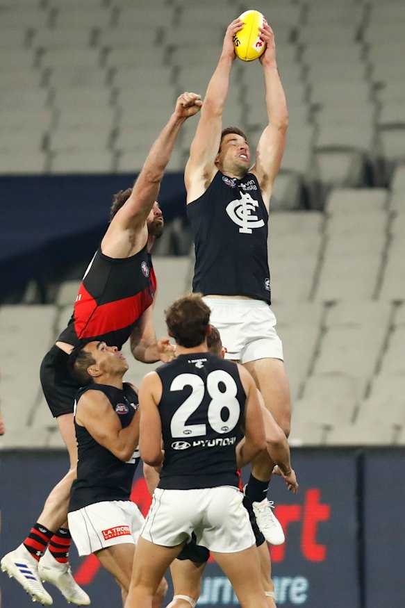 Levi Casboult is a marking machine for the Blues.