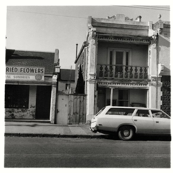 The house at 64 Capel Street, West Melbourne, c. 1975-80.