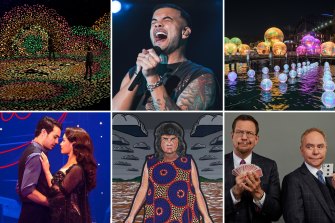 The best things to do and shows to see in Sydney in June 2022, including: taking in the Walking Through a Songline exhibition; seeing Guy Sebastian in concert; walking Walsh Bay to see Ephemeral Oceanic; marvelling at Penn & Teller; checking out the Archibald entries and watching Moulin Rouge the Musical. 