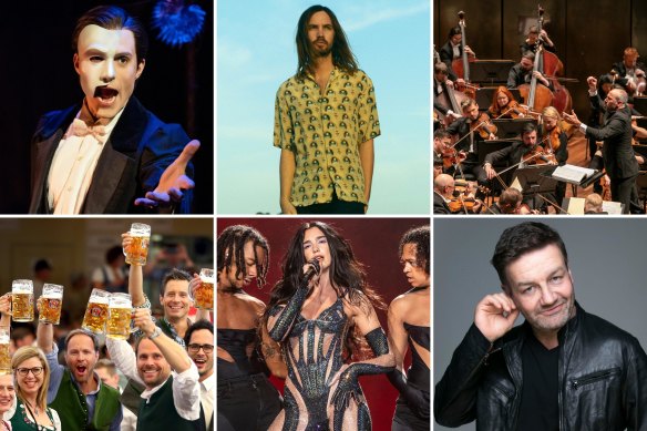 How to keep busy in Melbourne in October: see Phantom of the Opera, Tame Impala, Beethoven’s Fifth Symphony, Lawrence Mooney or Dua Lipa - or, get into the Bavarian spirit at Oktoberfest.