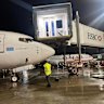 The aerobridge struck the Fiji Airways Boeing 737 late Saturday night at Brisbane Airport.