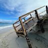 The beloved Lancelin Lookout is collapsing as the beachfront erodes.