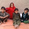 Some of the children of deceased Afghan villager, Ali Jan. Ben Roberts-Smith has been arrested over allegedly kicking him off a cliff, then ordering his killing.