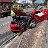 Ferrari trashed in two-vehicle Brisbane crash