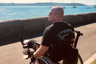 Bill Springett-Kelly was admitted to hospital as an amputee and suffered flashbacks and feelings of guilt after the incident.
