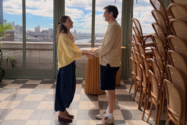 Rebecca Harding and Andy Lee