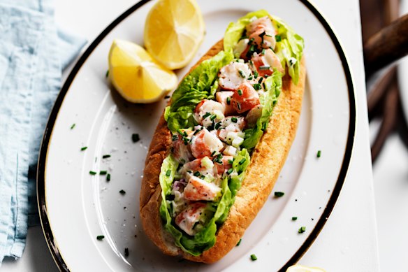 Neil Perry’s prawn roll.