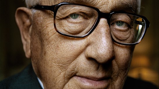 Henry Kissinger in Paris in 2006