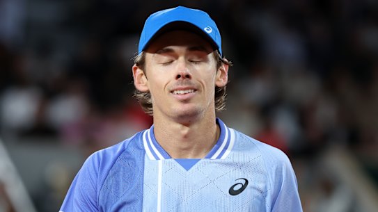 Alex de Minaur must find a way to bounce back from this deficit.