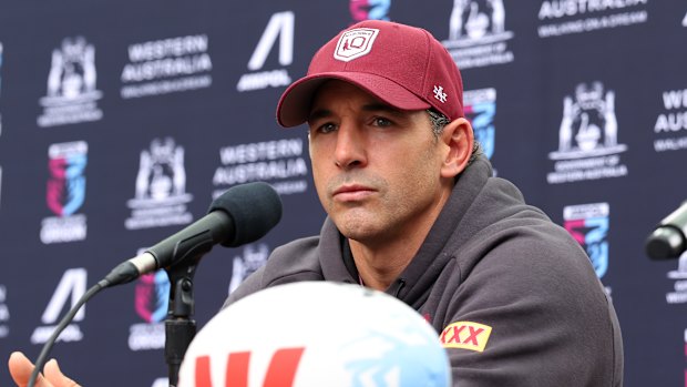 Billy Slater did not hold back when asked about being called a “grub” by Aaron Woods.