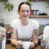 Jade Morgan is the manager at Leeroy cafe in Vermont. The suburb has the highest median coffee price in Melbourne.