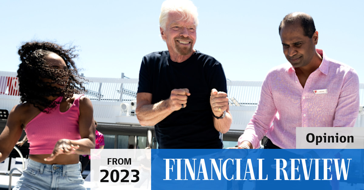 15 minutes with Sir Richard Branson on his Virgin Voyages spruiking tour