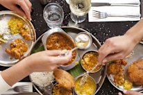 Aromatic white wines such as off-dry riesling can hold their own with curry.