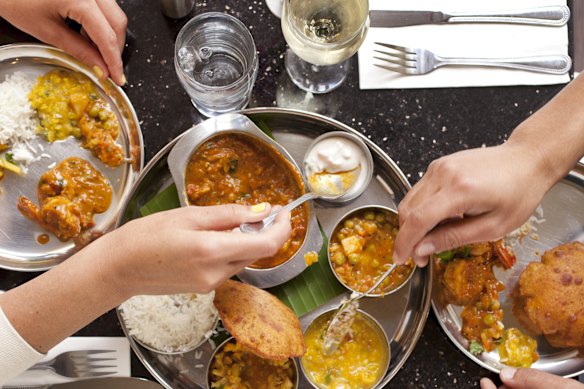 Aromatic white wines such as off-dry riesling can hold their own with curry.