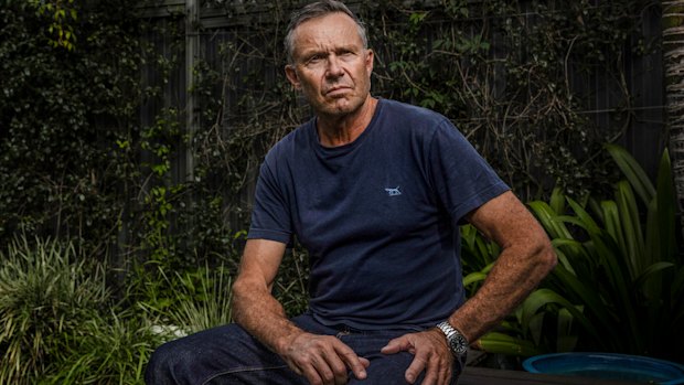 Hamish Studholme has silicosis from working on tunneling projects in Sydney.