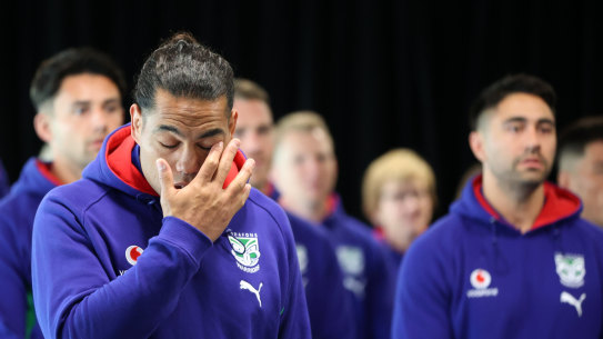 Emotions get the better of Warriors after they return to New Zealand.