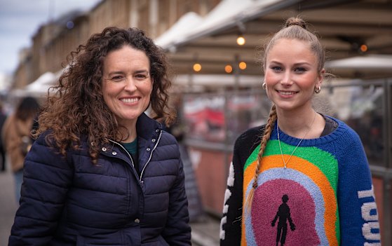 Jess Hill with sexual assault survivor Grace Tame in Asking For It on SBS.