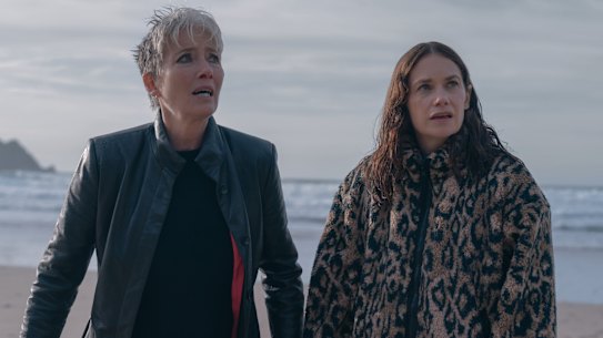 Emma Thompson and Ruth Wilson in Down Cemetery Road.