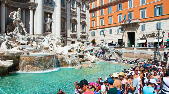 Rome’s Trevi Fountain is a key location for pickpockets.