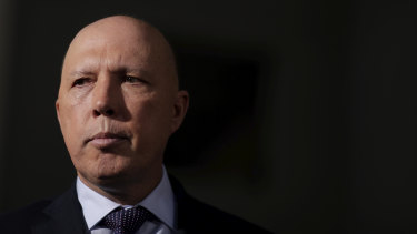 Home Affairs Minister Peter Dutton