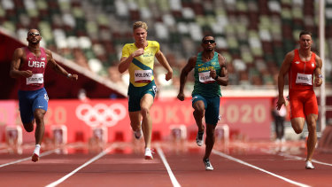 Ashley Moloney has started well in the menâ€™s decathlon.