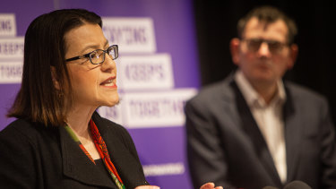 Victorian Health Minister Jenny Mikakos.