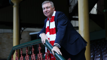Sydney Swans chairman Andrew Pridham.