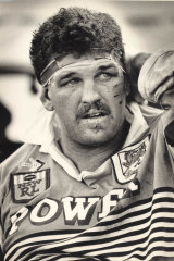Greg Dowling during his time playing for the Brisbane Broncos.