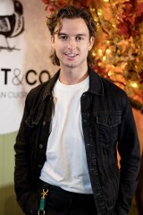 Actor Cameron Robbie attended the opening of Surry Hills eatery Beast and Co.
