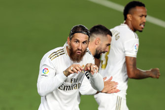 La Liga 2019 20 Real Madrid Close On Title As Sergio Ramos Late Show Sinks Getafe